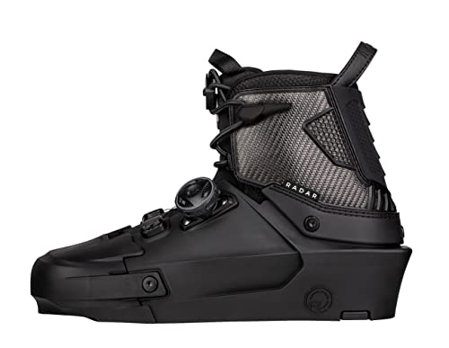 Radar Vapor Waterski Boot - Carbitex/Boa - Rear Alum. Plate - Left - 6-7 Black