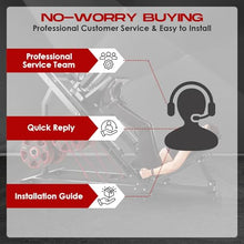 KUNRAM Adjustable Leg Press Hack Squat Machine for Home Gym Black