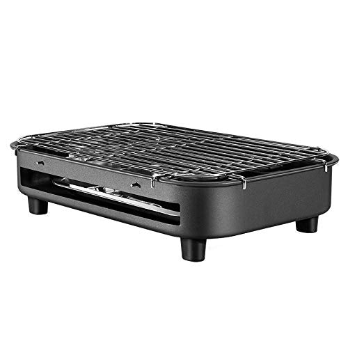 Electric Grill Smokeless Pan Stove Dry Pot Mini Non-stick Plate