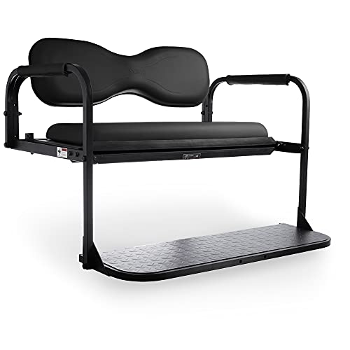 Golf Cart King MODZ Flip4 EZGO TXT & TXT48 1995+ Rear Seat Kit Black