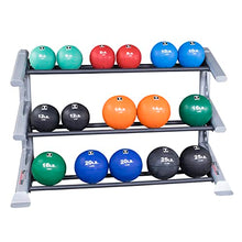 Body-Solid Pro Club Line SDKR 3 Tier Med Ball Rack Grey/Black