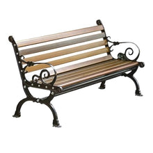 HYgloF Patio Benches Garden Outdoor Backrest Benche, Leisure Chair Cast Aluminium, Patioen Balcony Chair Garden Bench(Large)