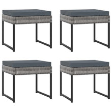 LPERTGFHU 11-Piece Patio Dining Set, Poly Rattan Garden Table and Chairs with Cushions for 10 People, Grey Outdoor Furniture