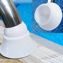 Swimming Pool Escalator 304 Stainless Steel Swimming Pool Ladder Equipment with 2 Layers of Non-Slip Ladder Suitable for Indoor and Outdoor no Need to embed/Silver / 57cm (Silver 57cm)
