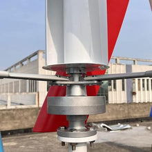 CHRISK Vertical Wind Generator 5000W Inner Air Duct Small Free Energy Wind Turbine Power Permanent Maglev with MPPT Controller,12v