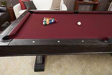 Playcraft Brazos River 8' Slate Pool Table Weathered Black Brown