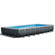 Intex Ultra XTR Rectangular Swimming Pool Set Bundle with Pump and Pool Care Chemicals