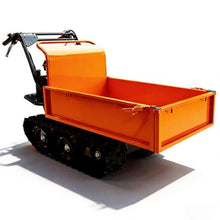Chery Industrial 660 lbs Capacity 6.5HP Gas Powered Track Mini Dumper, B&S Engine for Construction Landscaping (Tracked Flatbed)