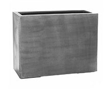 Pottery Pots Large Indoor & Outdoor Planter Pot Grey Rectangular – Size in Inches 28H X 15W X 38L - Flower Planters