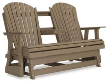 Signature Design by Ashley Hyland Wave HDPE Outdoor Glider Loveseat