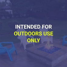 American Fire Products | Square Burner Pan Cover | Stainless Steel Lid for 30" x 30" Outdoor Fire Pit or Table | for Natural Gas or Propane Fires | 33" x 33" x 1.5"