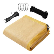 90% Yellow Shade Cloth, 30×35FT Resistant Garden Sun Shade Net, Durable Mesh Shade Tarp with Reinforced Grommets for Greenhouse, Plant, Chicken Coop, Pergola, Swimming, Canopy，Patio，Garden