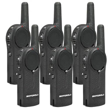 Motorola Solutions DLR1020 Two-Way Digital Business Radio 6-Pack Black