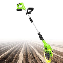 UWYTGF Garden Tiller,Cordless Rotavator for The Garden, Garden Tiller Rotavators with 4000Mah Rechargeable Battery and Charger, Electric Hand Tiller Hoe Soil Miller Tools Portable Cultiva