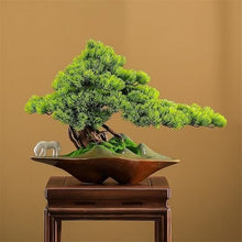 YXIANG56Q Fake Plants Simulation Welcome Pine Wigwam Decorative Ornaments Living Room Entrance Desktop Home Office Tea Room Bonsai Bonsai Tree