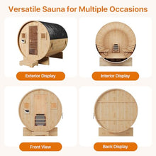 SunSwell Outdoor Barrel Sauna