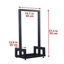 DOIBG Firewood Rack, Outdoor Firewood Log Rack for Firewood Storage, Removable Multifunctional Metal Large-Capacity Storage Wooden Rack Suitable for Storing Firewood