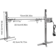 JYXYXSCP Automatic Grill Kit, Stainless Steel Grill, Pork Roast Rack, for Picnic Camping (45.5x29.5 Inch)