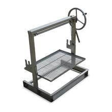 Firebuggz Santa Maria Grill with Adjustable Rotisserie Kit for Outdoor BBQ