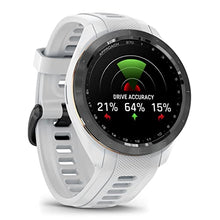 PlayBetter Garmin Approach S70 Golf GPS Watch 42mm White - AMOLED Display & Virtual Caddie Bundle