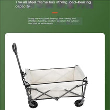 Folding Camping Cart for Outdoor Use Lightweight Utility Trolley for Beach Fishing BBQ Travel Portable Camping Gear EasyTransport Outdoor Cart