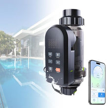 Ofyphth Salt Water Chlorinator Device, Salt Water Pool Chlorinator System, Built-in Wi-Fi & App Remote Control, for Swimming Pool, Spa Pool. LC500A