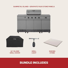 Tytus Fresno 66" 5-Burner Propane or NG Grill, Cover, Light, PIzza Stone
