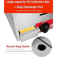 Commercial Desktop Gas Griddle,BBQ Flat Hot Plate,Picnic Grill Pan,for Steak, Eggs, Pancakes