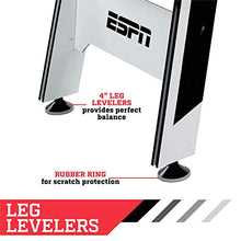 ESPN Sports Air Hockey Game Table 72 Inch Indoor Arcade Gaming Set White/Black/Red