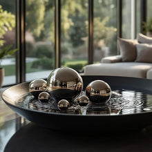 YDJIANCAI 1Pcs Gazing Globe Mirror Ball, Hollow Mirror Globe Floating Reflective Ball Polished Shiny Sphere for Home Garden Pond Outdoor Swimming Pool Decoration(Size:17.7in/45cm)