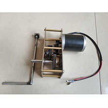 OLONETO 120W 24V Permanent Magnet DC Generator Hand Generator High Power Generator + Gearbox + Hand Generator 3550rpm DC Speed-up Gearbox Can Charge The Battery