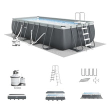 Intex Ultra XTR Rectangular Swimming Pool Set Blue
