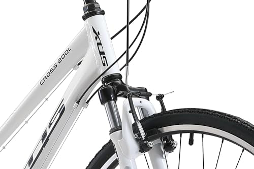 XDS Cross200 Women's 21sp Step-Through Hybrid Bicycle White