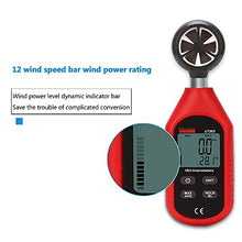 Mini Anemometer Temperature Tester Maximum Measured Wind Speed 0.1m/s Initial Wind Speed 30m/s