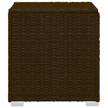 3 Piece Patio Sun Loungers with Tea Table,Outdoor Lounge Chaise, Lounger for Pool, Beach Sun Tanning Chair,Outdoor Bed,Deck Chair, Poly Rattan Brown (Brown 76.8" x 23.6" x 12.2" (L x W x H))