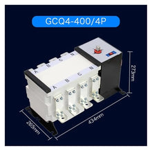 MGMYVDDGVW Dual-Power Automatic Transfer Switch 220V 4P 100A 125A 400 630 380V Automatic Switching Switch(500A)
