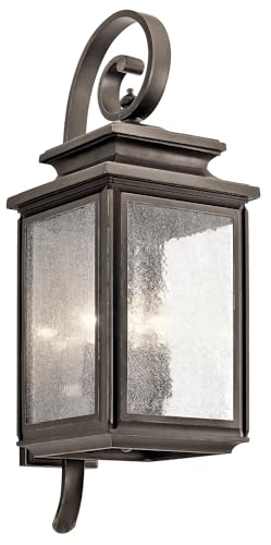 Kichler Wiscombe Park 4-Light Outdoor Wall Light, Olde Bronze