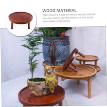 YYBOES Solid Wood Flower Stand Plant Pedestal Wooden Crafts Rustic Plant Stand Bonsai Pot Pedestal Wood Pedestal Stand Household Vase Stand Flower Pot Holder Planter Stand for Home