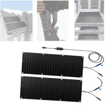 Treayes Electric Snow Melting Mat for Outdoor Driveways & Stairs - Non-Slip Snow Removal Solution for Winter(40x120cmx2Pcs)