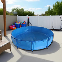 LZMZMQ Swimming Pool Above Ground Assemble, Albercas para Niños Y Adultos/Kiddie Pool with Support, Thickening Canvas Swim Pool f Aquaculture/Outdoor Fun(6X1.2M/34000L/8981GAL)