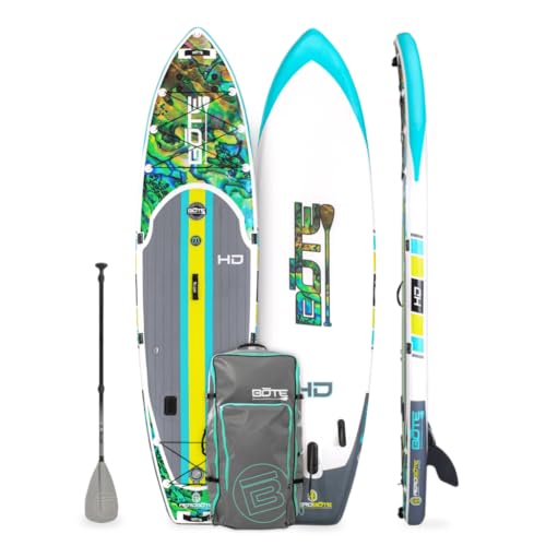 BOTE HD Aero Inflatable Stand Up Paddle Board MAGNEPod Native Abalone