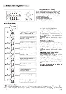 4PRO ATS-125A-4P-iRC Automatic Transfer Switch, 125A, 230/400V, 50Hz, 60Hz
