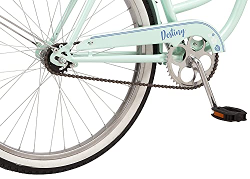 Schwinn Destiny Beach Cruiser Bike 26-inch Sea Foam