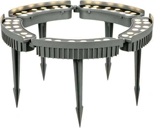 Tree Lights Outdoor Interlocking Waterproof Tree Ring Lights, Suitable for Commercial Palm Tree Landscape Lighting