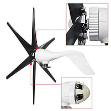 HENGJINGTR Efficiently 6 Blades Wind Turbine Generator Kit,24V1500W with Controller Portable Wind Power Turbine Generator Kit for Home Or Streetlight Projects,12v