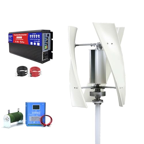 HYZHANHONG 12000W Portable Vertical Axis Wind Power Turbine Generator Kit