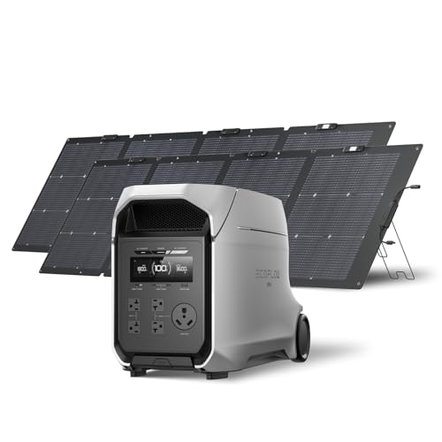 EF ECOFLOW DELTA 3 Ultra Plus 3072Wh Power Station with 2X220W Solar Panels