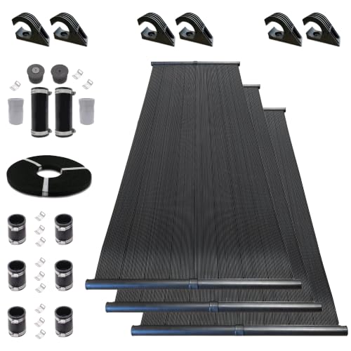 Highest Performing Design - DIY Solar Pool Heater Kit - 15-20 Year Life Expectancy (3-4x8 / 1.5" I.D. Header)