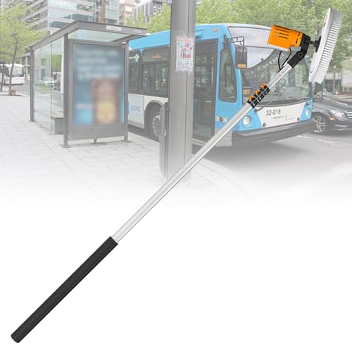 iumLeap 3.5m/5.5m/7.5m Cleaning Rotating Brush, Window Solar Panel Cleaning Tool, Electric PV Panel Wash Cleaning Machine, Single-Head Cleaner(Powered-3.5m)