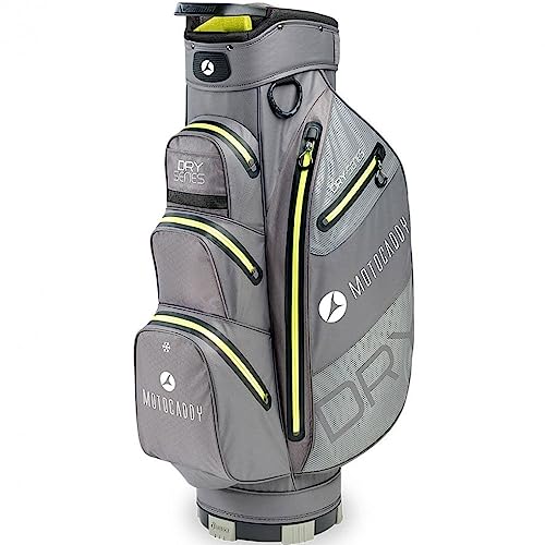 Motocaddy Men's Dry-Series Cart Bag Charcoal/Lime